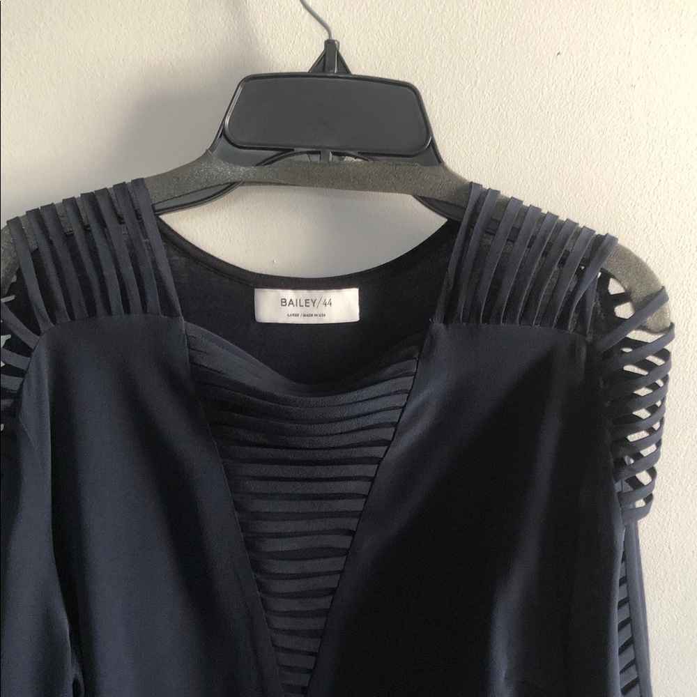 Bailey 44 Midnight Blue Long Sleeve blouse